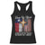 Proud American Texan Jesus Racerback Tank Top Texan By Blood American By Birth Patriot By Choice Cross