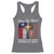 Proud American Texan Jesus Racerback Tank Top Texan By Blood American By Birth Patriot By Choice Cross