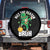 Funny St Patrick's Day Rizz The Season Bruh Spare Tire Cover Leprechaun Shamrock