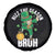 Funny St Patrick's Day Rizz The Season Bruh Spare Tire Cover Leprechaun Shamrock