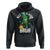 Funny St Patrick's Day Rizz The Season Bruh Hoodie Leprechaun Shamrock