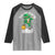 Funny St Patrick's Day Rizz The Season Bruh Raglan Shirt Leprechaun Shamrock