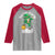 Funny St Patrick's Day Rizz The Season Bruh Raglan Shirt Leprechaun Shamrock