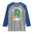 Funny St Patrick's Day Rizz The Season Bruh Raglan Shirt Leprechaun Shamrock