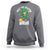 Funny St Patrick's Day Rizz The Season Bruh Sweatshirt Leprechaun Shamrock