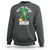 Funny St Patrick's Day Rizz The Season Bruh Sweatshirt Leprechaun Shamrock