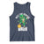 Funny St Patrick's Day Rizz The Season Bruh Tank Top Leprechaun Shamrock