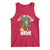 Funny St Patrick's Day Rizz The Season Bruh Tank Top Leprechaun Shamrock