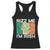 Funny St Patrick's Day Rizz Me I'm Irish Racerback Tank Top Shamrock Ireland Flag