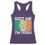 Funny St Patrick's Day Rizz Me I'm Irish Racerback Tank Top Shamrock Ireland Flag