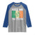 Funny St Patrick's Day Rizz Me I'm Irish Raglan Shirt Shamrock Ireland Flag