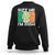 Funny St Patrick's Day Rizz Me I'm Irish Sweatshirt Shamrock Ireland Flag