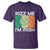 Funny St Patrick's Day Rizz Me I'm Irish T Shirt Shamrock Ireland Flag