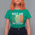 Funny St Patrick's Day Rizz Me I'm Irish T Shirt For Women Shamrock Ireland Flag