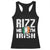 Funny Rizz Me I'm Irish Racerback Tank Top St Patrick's Day Vintage Ireland Flag