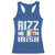 Funny Rizz Me I'm Irish Racerback Tank Top St Patrick's Day Vintage Ireland Flag