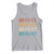 Funny Vintage 80s Style 86 45 47 Retro Stripes Tank Top