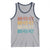 Funny Vintage 80s Style 86 45 47 Retro Stripes Tank Top