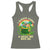 Funny St Patrick's Day Cannabis Weed Racerback Tank Top I Always Carry A Little Pot Leprechaun