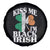 Funny Kiss Me I'm Black Irish Spare Tire Cover St Patrick's Day Vintage Shamrock