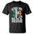 Funny Kiss Me I'm Black Irish T Shirt St Patrick's Day Vintage Shamrock