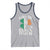 Funny Kiss Me I'm Black Irish Tank Top St Patrick's Day Vintage Shamrock