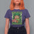 Funny St Patrick's Day Cannabis Weed T Shirt For Women Kiss Me I'm Highrish Leprechaun