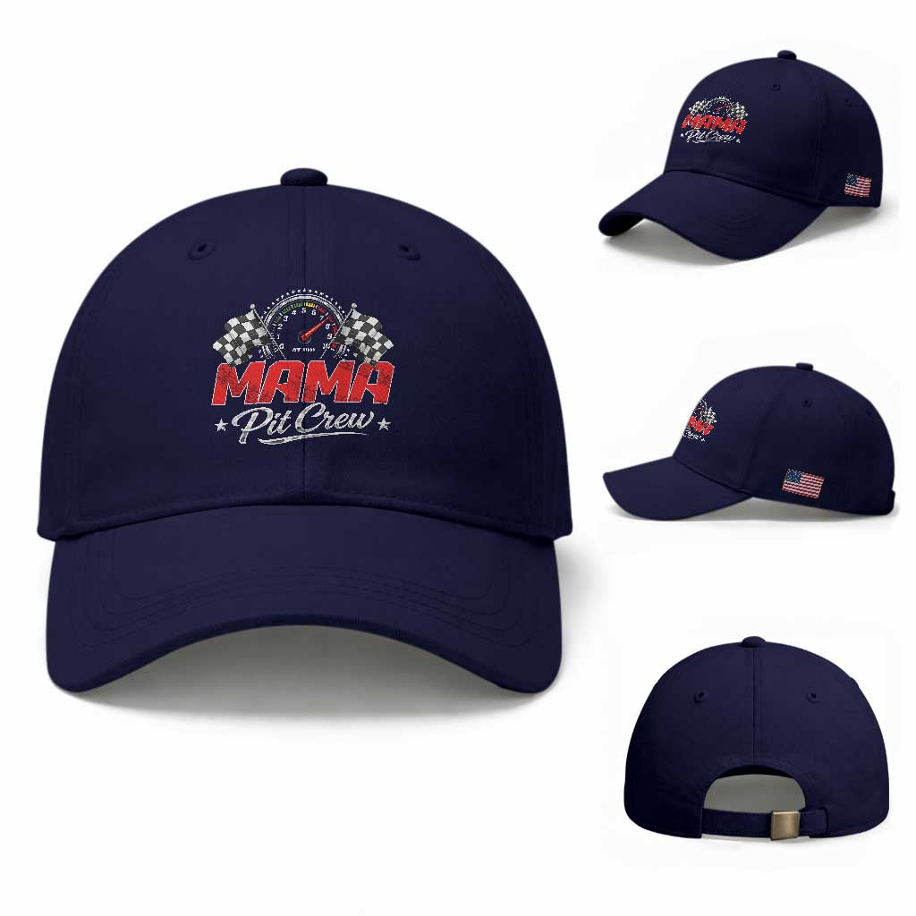 Mama Pit Crew Baseball Cap Racing Family Matching Mothers Day