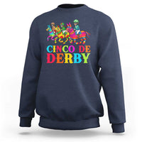Cinco De Derby Sweatshirt Funny Mexican Derby Pinata Horse Race