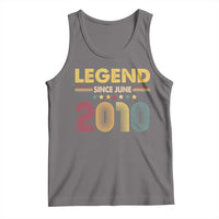 June 16th Birthday Tank Top Legends Since June 2010 Retro Bday