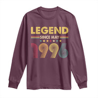 May 30th Birthday Long Sleeve Shirt Legends Since May 1996 Retro Bday