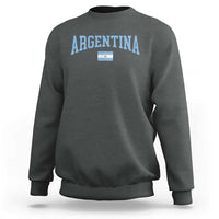 Argentina Sports Throwback Design Vintage Argentinian Flag Sweatshirt