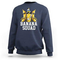 Blue Banana squad sweatshirt with crew neck and large front graphic