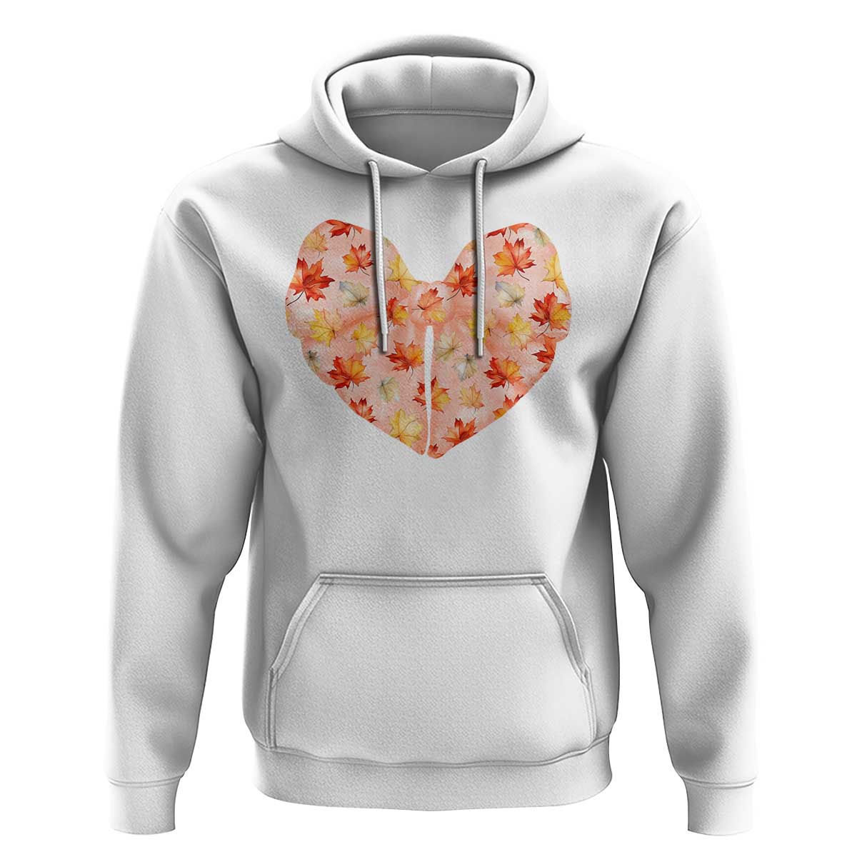 Coquette Canadian Girly Hoodie Canada Day Flag Maple Leaf Orange Bow Girls Aesthetic - Wonder Print Shop