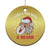 Funny Xmas Santa Christmas Ornament I Love A Man With A Beard Snowflake - Wonder Print Shop