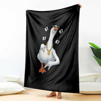 Funny 67 Cool Silly Goose Hip Hop Gangster Throw Blanket - Wonder Print Shop