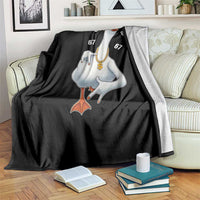 Funny 67 Cool Silly Goose Hip Hop Gangster Throw Blanket - Wonder Print Shop