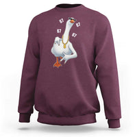 Funny 67 Cool Silly Goose Hip Hop Gangster Sweatshirt - Wonder Print Shop