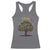 Funny Mardi Gras Bead Tree Carnival New Orleans Coconut Racerback Tank Top