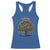 Funny Mardi Gras Bead Tree Carnival New Orleans Coconut Racerback Tank Top