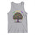 Funny Mardi Gras Bead Tree Carnival New Orleans Coconut Tank Top