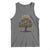 Funny Mardi Gras Bead Tree Carnival New Orleans Coconut Tank Top