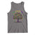 Funny Mardi Gras Bead Tree Carnival New Orleans Coconut Tank Top