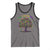 Funny Mardi Gras Bead Tree Carnival New Orleans Coconut Tank Top