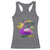 Funny Mardi Gras Pelican Racerback Tank Top I'm Catchin' If You're Throwin' Beads Doubloons