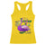 Funny Mardi Gras Pelican Racerback Tank Top I'm Catchin' If You're Throwin' Beads Doubloons