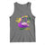 Funny Mardi Gras Pelican Tank Top I'm Catchin' If You're Throwin' Beads Doubloons