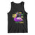 Funny Mardi Gras Pelican Tank Top I'm Catchin' If You're Throwin' Beads Doubloons