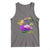 Funny Mardi Gras Pelican Tank Top I'm Catchin' If You're Throwin' Beads Doubloons