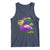 Funny Mardi Gras Pelican Tank Top I'm Catchin' If You're Throwin' Beads Doubloons